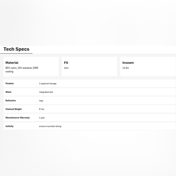 7 Mesh / Men's Slab Short (Black / Small) - Picture 2 of 10